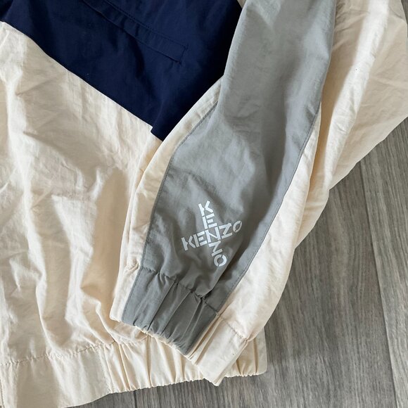 Kenzo Windbreaker Adult Large Color Block Multi Sport Jacket Zip Mesh Lining - Picture 4 of 9
